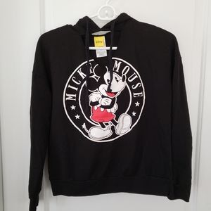 Disney black Mickey Mouse hoodie Jr sz xs